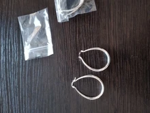 DOTEFFIL de Plata de Ley 925 Plata Lisa círculo 41 pendientes de aro de mm para las mujeres dama regalo de encanto de moda de alta calidad de joyería de la boda