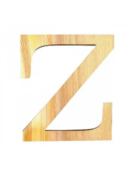 

WOODEN ALPHABET LETTER Z