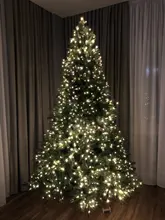 String-Lights Fairy-Garland Party-Decoration Christmas-Tree Green-Wire Holiday Outdoor Led