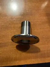 304-Stainless-Steel Adapter Pipe-Fitting Ferrule Tri Clamp Threaded Sanitary 1-1/4-DN15-50