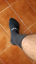 Nuevo Calcetines de calcetines de hombre para correr deporte de senderismo Calcetines de fútbol de función de compresión calcetines de la rodilla de alta