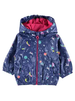 

2020 Baby Girl Boy Snow Dress Clothing Fashion Warm Tale Hooded Wind Jacket Winter Toddler Thick Girl Hooded Raincoat 9-18 month