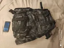 Mochila táctica de 50L para hombre, bolsa táctica deportiva Molle 4 en 1, para senderismo al aire libre, escalada, ejército, Camping