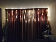 LED String Lights Christmas Decoration Remote Control USB Wedding Garland Curtain 3M