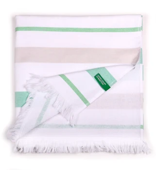 

HAMMAN 80X165CM 350GSM 100%COTTON BEIGE/GREY CASA BENETTON