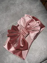 Diadema de terciopelo para bebé, turbante con lazo grande para niña, cinta para el pelo de lazo para recién nacido, accesorios para el cabello para chico