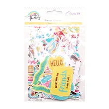 Креативный путь 134 шт бумажные Diecuts формы Ephemera фольга дизайн украшения ремесла Скрапбукинг кардмейкинг журнал Креативный путь 134 шт бумажные Diecuts формы Ephemera фольга дизайн украшения ремесла Скрапбукинг кардмейкинг журнал