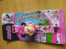 Reloj digital con proyección 3D para niños, dibujos animados de Ultraman, Spider-Man, Iron Man, princesa, juguetes para niños