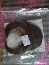 MERISI-flequillo postizo de pelo sintético, 4 colores, extensiones de cabello