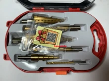 3 Drill-Bit-Set Saw-Tool Hole-Cutter Wood-Cone Step Metal Hss Steel Titanium 6 6