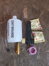 Boquilla de espuma para nieve, generador de espuma de cañón para Daewoo, martillo, Karcher, Huter, Makita, arandela de alta presión