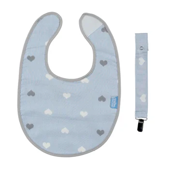 

ebebek Babyjem Baby Bib with Pacifier Hanger