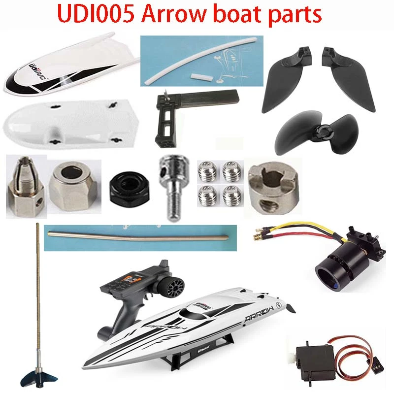 Udi903 Udi005 Brushless Rc Boat Partspropeller Brushless Motor Servo
