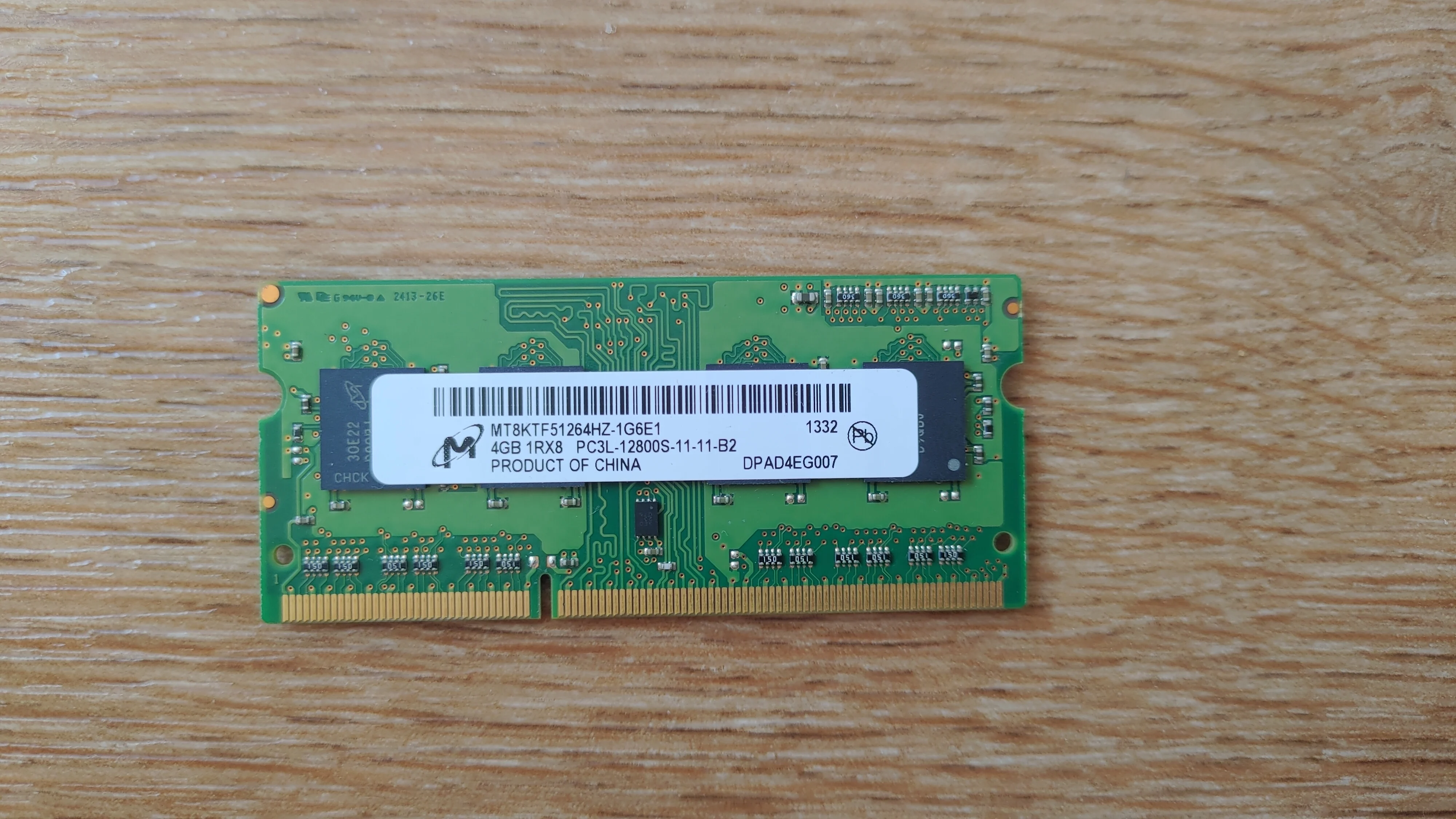 MICRON 4G 1RX8 PC3L 12800S DDR3 4 Гб 1600 МГц память для ноутбука модуль SODIMM RAM | Компьютеры и офис