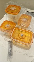Vacuum-Container Airtight Plastic Kitchen LAIMENG for with Lid Damp-Proof Lunch-Box S267