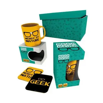 

Geek - Geek Gear (glass set colorful + cup + set coasters) GB EYE19.07