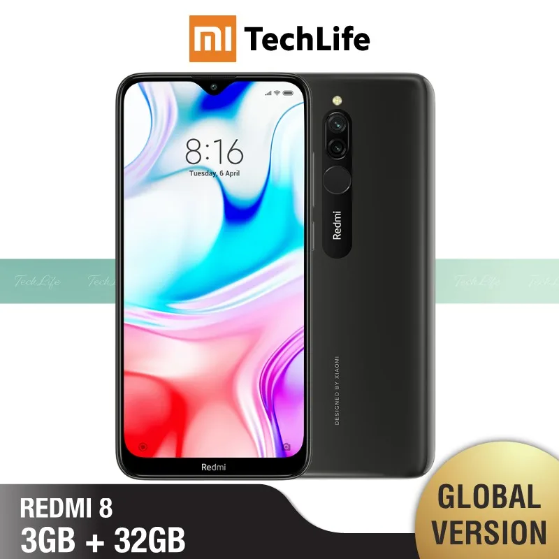  Global Version Xiaomi Redmi 8 32GB ROM 3GB RAM (Brand New / Sealed) redmi 8 redmi8