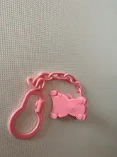 Chupete de bebé anti-cadena clip de seguridad de bebé de plástico cadena con clip para chupete cadena sostenedor para chupete de bebé Anti-cuentagotas