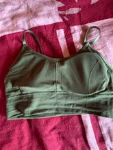 De algodón deportes Bras mujer sólido deportes sujetador de trotar gimnasio mujer deportes Bra ropa interior chica Fitness carrera Yoga Deporte Tops