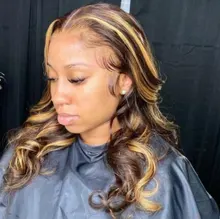 Wigleader Preplucked cabello humano peluca con malla Frontal destacar recto 180% 13x6 Frontal de encaje pelucas de encaje rizado pelucas frontales de encaje suizo