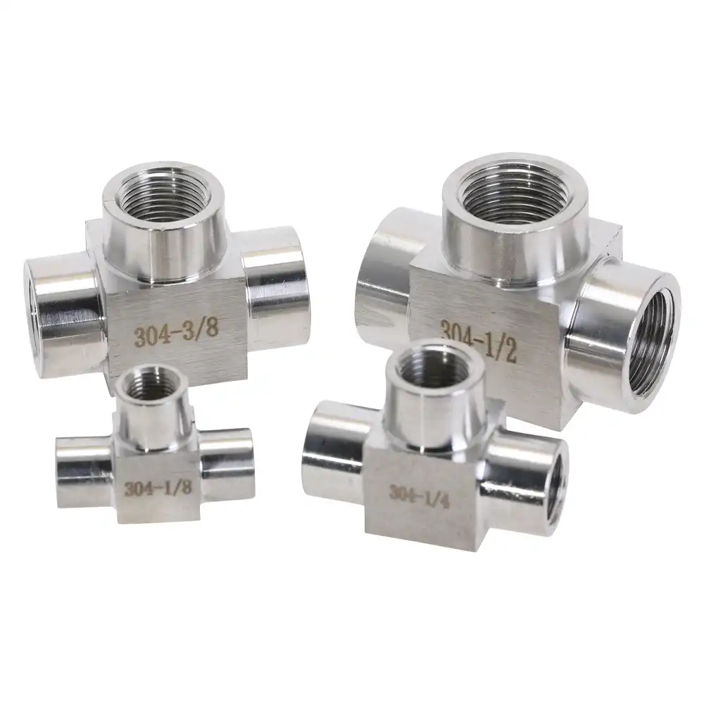 304 Нержавеющая сталь 1/8 &quot1/4&quot 3/8 &quot1/2&quot BSPT внутреннюю резьбу футболка 3 способа