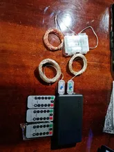 Christmas-Light Timer Decoration Led-String Copper-Wire-Garland Remote-Control Waterproof