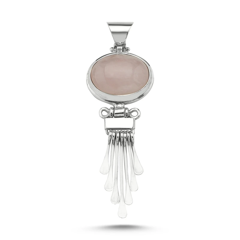 

Armagano Pink Quartz Stone Handwork Pendant