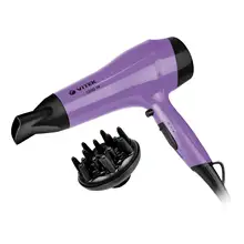 Фен VITEK VT-2536(MC)(Мощность 2200 Вт, съемный фильтр, 2 насадки, 2 режима, 2 температуры
