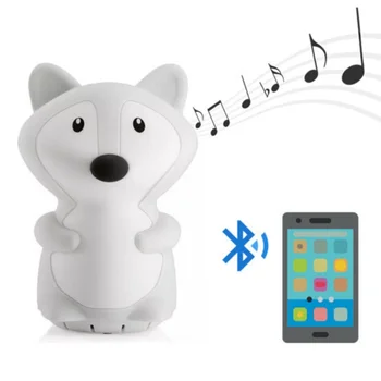 

Musical silicone Night Light "Fox" with Bluetooth speaker