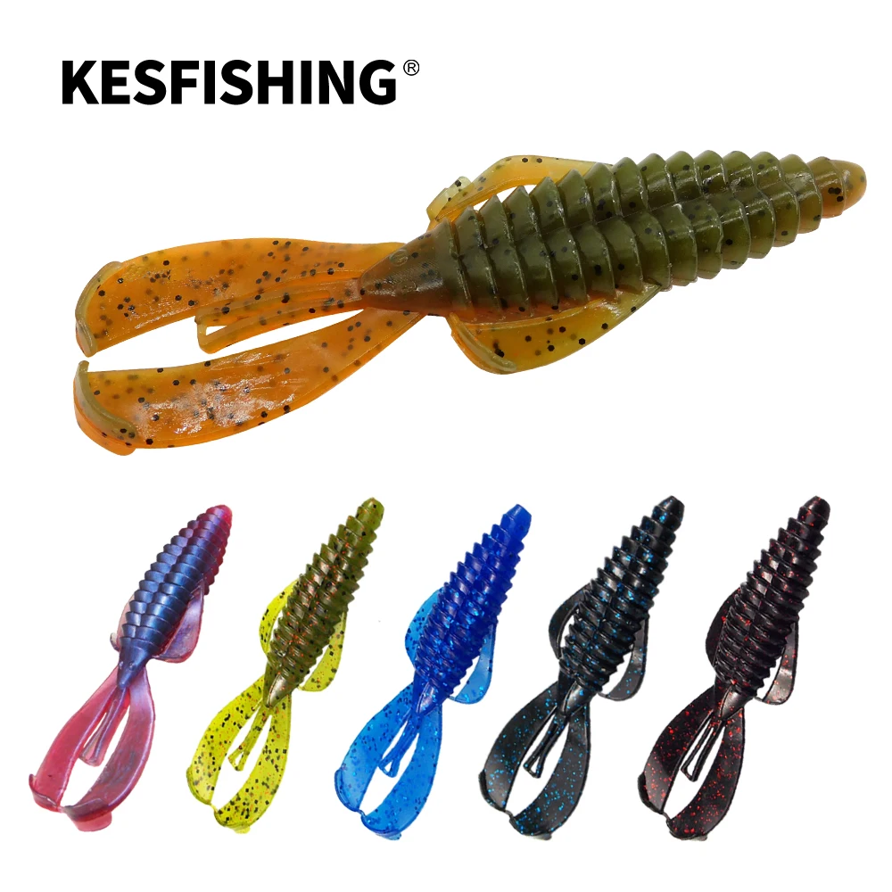 Leurre Souple Megabass Bottle Shrimp 4 Pouces - Crevette Noike, 6 Pièces (neuf)