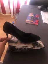 Cresfimix mujeres lindo cómodo Flocado de zapatos de tacón alto dama de moda de primavera y verano Oficina zapatos de tacón negro b2912