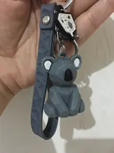 Animal Keychain Pendant Key-Ring Mobile-Phone-Bag Fox Panda-Koala Cute Dinosaur Cartoon