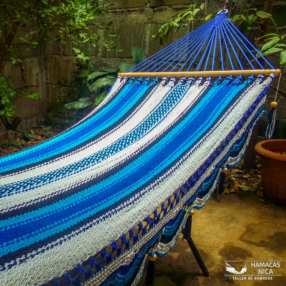 Azul Blanco Celeste Ника брак гамак - Цвет: Azul Blanco Celeste