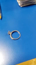 De alta calidad de Color de plata diamantes de imitación incrustaciones anillos para mujer anillo de boda regalo compromiso para mujeres envío gratuito
