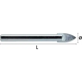 

GLASS DRILL 12 MM REF. 1212 TIP WARHEAD