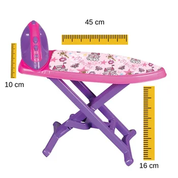 

Iron Toy Set Ironing Board Table with Iron Toy for Girls Children Toys Iron Set Includes Iron Ironing Board Made in Turkey