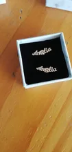 Pendientes personalizados con el nombre, par de pendientes, con cierre de tuerca, personalizados con el nombre, para mujeres