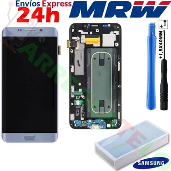 

Original screen with frame for Samsung Galaxy S6 Edge Plus Silver G928F