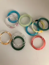Anillo de cuentas de cristal de varios colores para mujer y niña, joyería para mujer y niña, Coreano hecho a mano elástica, anillos de fiesta apilados