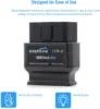 Veepeak OBDCheck BLE OBD2 Bluetooth Scanner Auto OBD II Diagnostic Scan Tool for iOS & Android, BT4.0 Car Check Engine 4