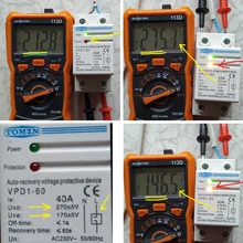 Protection-Relay Under-Voltage-Protective-Device Din Rail Over-Voltage Automatic Reconnect