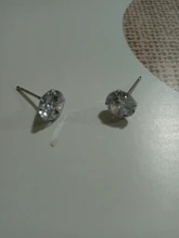 LEKANI-pendientes tipo botón de plata fina para mujer, de Cristal Swarovski, joyería fina para boda, 925