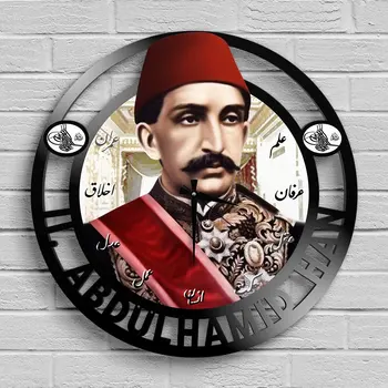 

Sultan 2. Abdülhamid Han Wood Table Wall Clock-Model A1