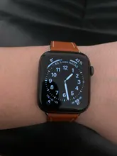 Correa de cuero genuino para Apple Watch, correa de reloj para Apple Watch 6 5 4 3 2 1 SE, 44mm 40mm 42mm 38mm para iWatch