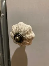 Door-Knobs Wardrobe Furniture Closet Door-Pull-Handle Cabinet Drawer Cupboard Ceramic