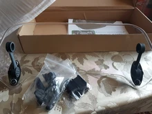 Clip ajustable para motocicleta Universal, alerón de extensión para parabrisas, Deflector de parabrisas para BMW, Honda, Suzuki, Yamaha, Kawasaki