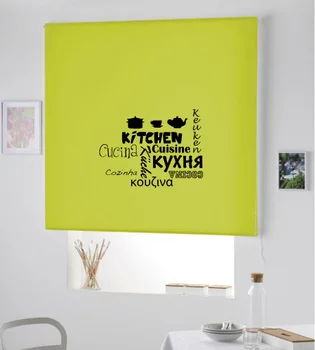 

Blind Iroa roll for Kitchen/Kitchen multilingual! ROLLER BLINDS TRANSLUCENT! (PISTACHIO 100X175)