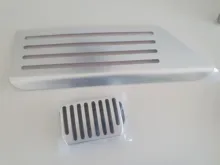 Tesla modelo 3 Model3 accesorios de aleación de aluminio de pie del Pedal de acelerador de combustible de Gas Pedal de freno Pedal de apoyo cubierta estilo