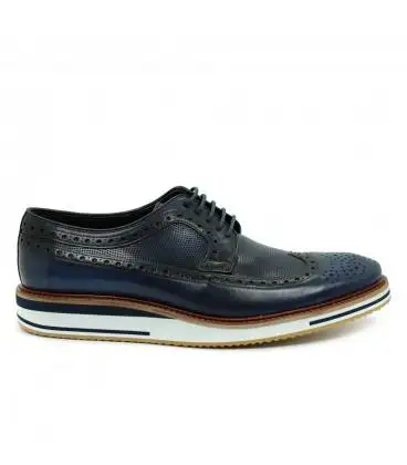 Blucher-cords-Skin-Navy | Обувь