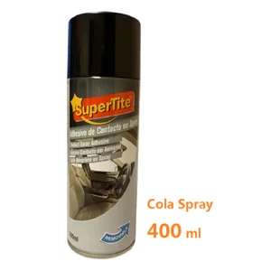 SUPERTITE -Pegamento de Contacto Transparente en Spray, Adhesivo